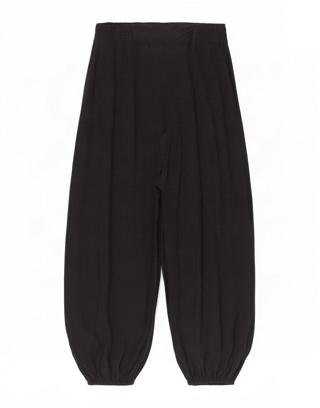 Pantaloni harem pentru femei Marks & Spencer Medium W28 L26 Black Viscose