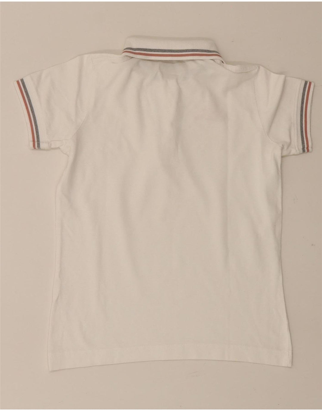 Tricou polo Kappa pentru femei UK 10, bumbac alb mic