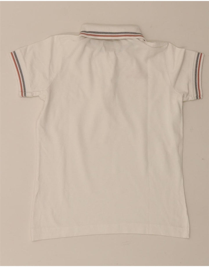 Tricou polo Kappa pentru femei UK 10, bumbac alb mic