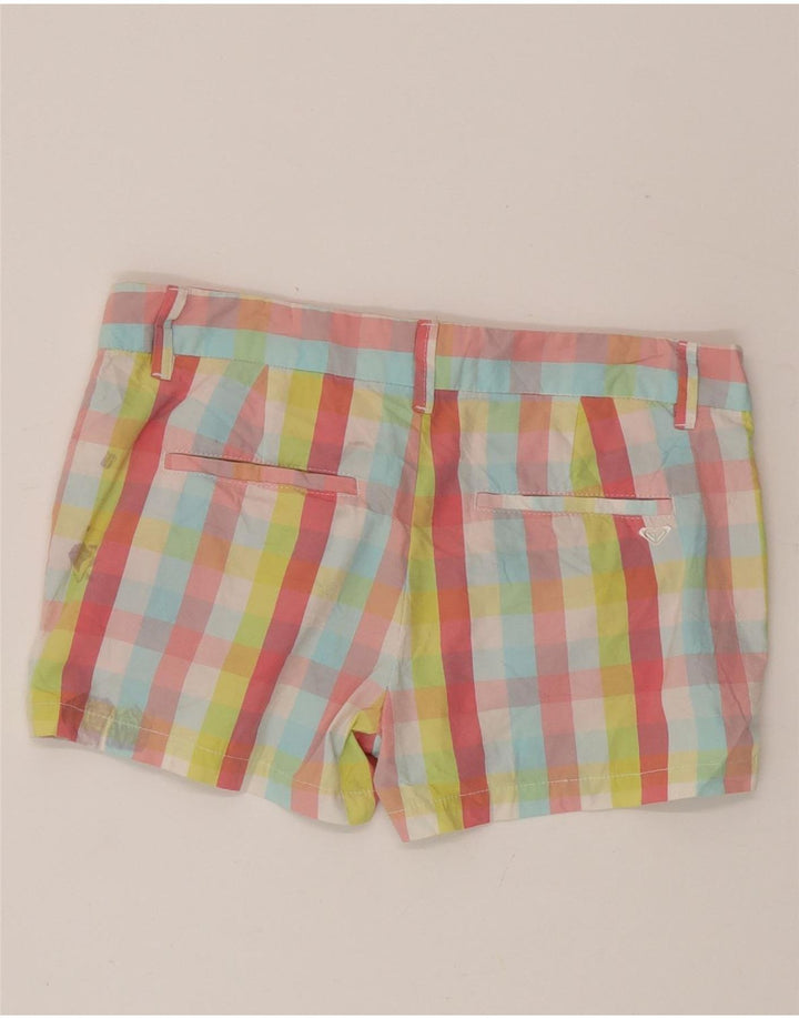 Pantaloni caldi pentru femei Roxy W30, bumbac vichy multicolor