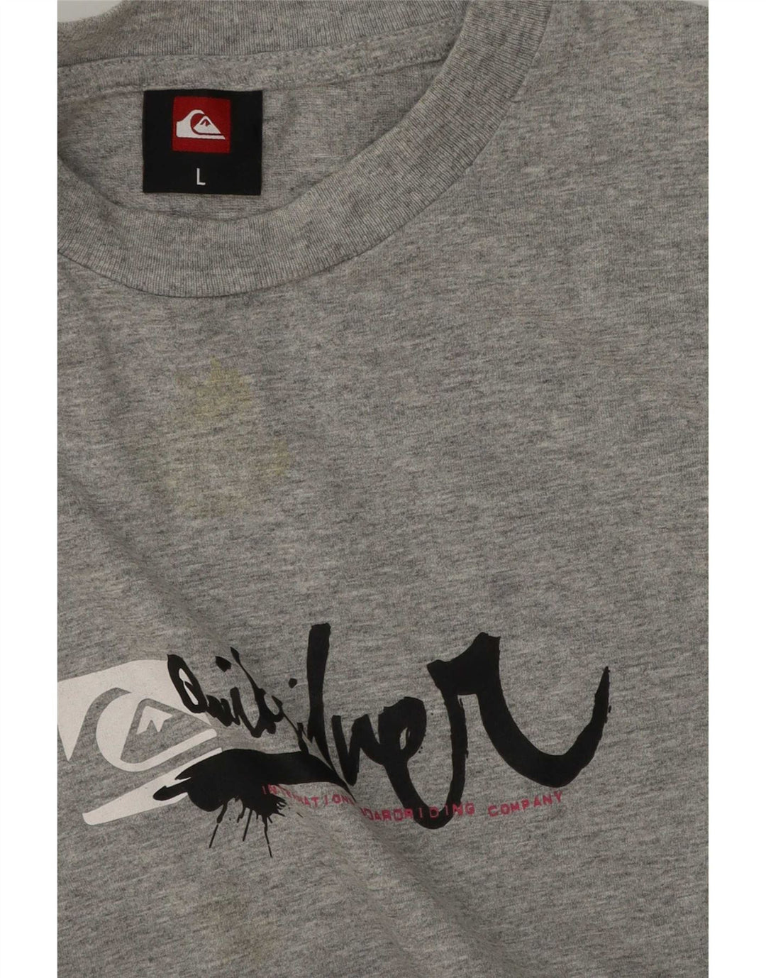 Tricou grafic Quiksilver pentru bărbați Top mare gri