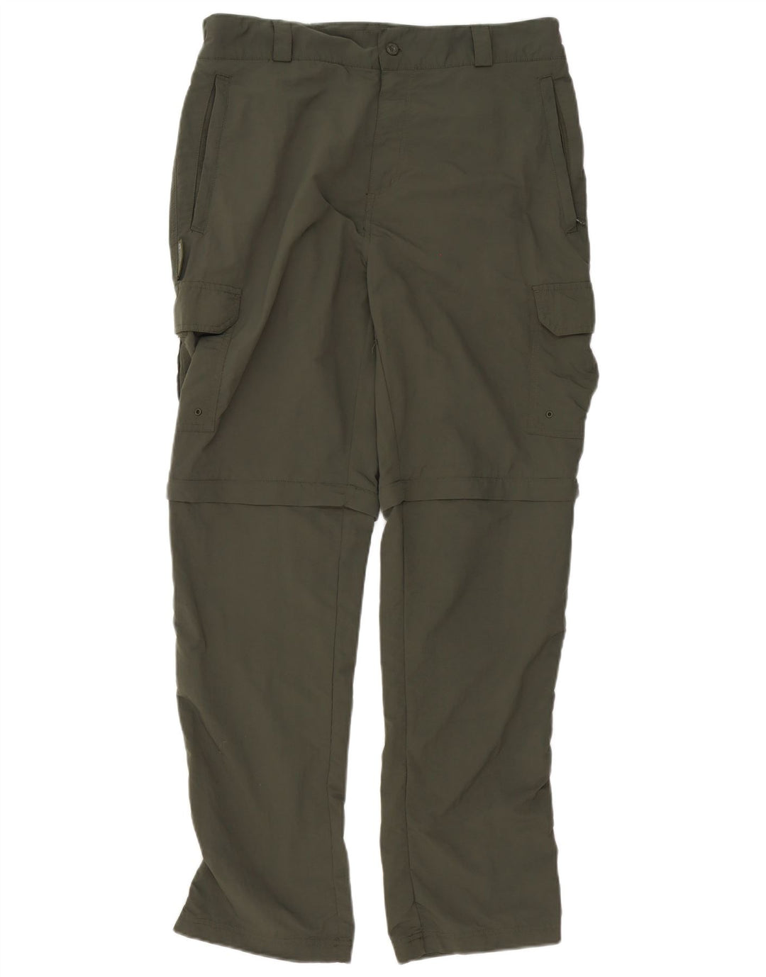 Pantaloni cargo drepti pentru bărbați Mountain Warehouse L34 L32 Poliester verde
