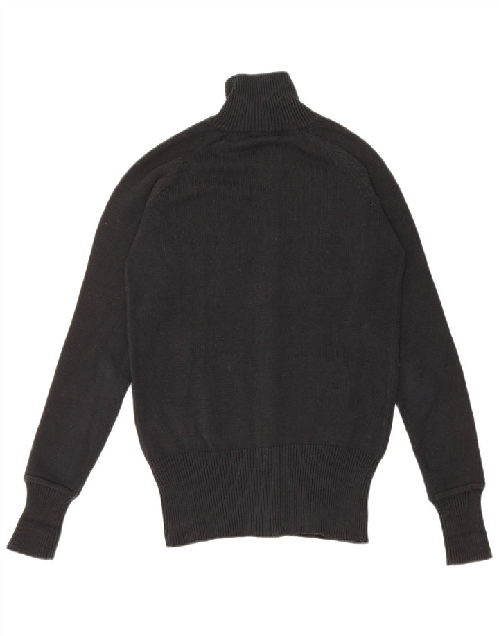Pulover cardigan pentru femei Zara UK 12 bumbac mediu negru