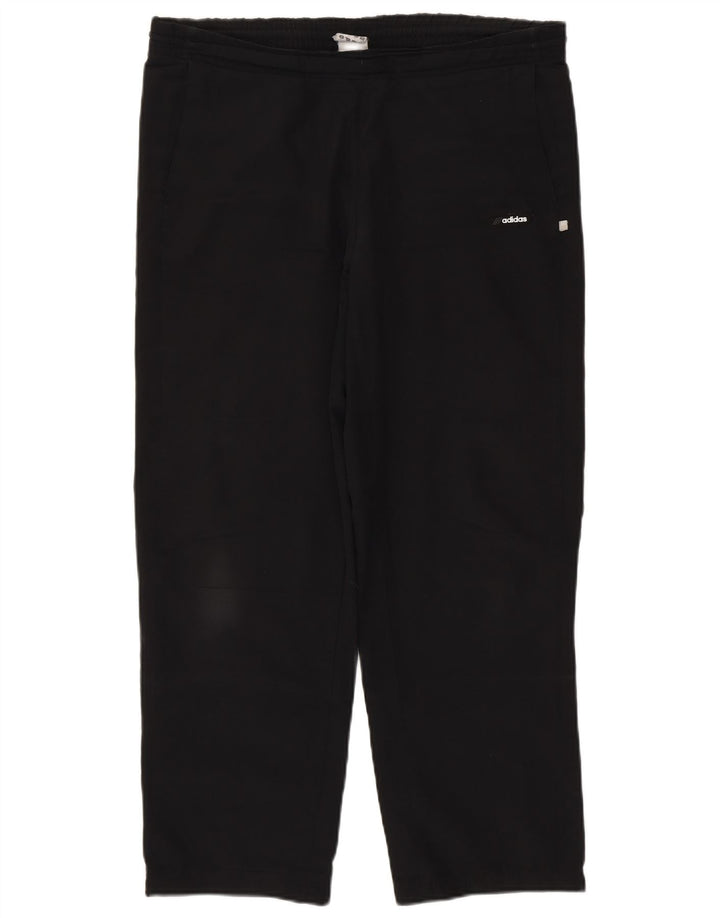 Pantaloni de trening Adidas pentru femei UK 14 Poliester mediu negru