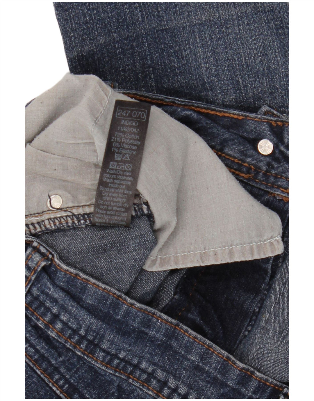 Bermude pentru damă M&Co, din denim, UK 12 Medium W32 Bumbac albastru