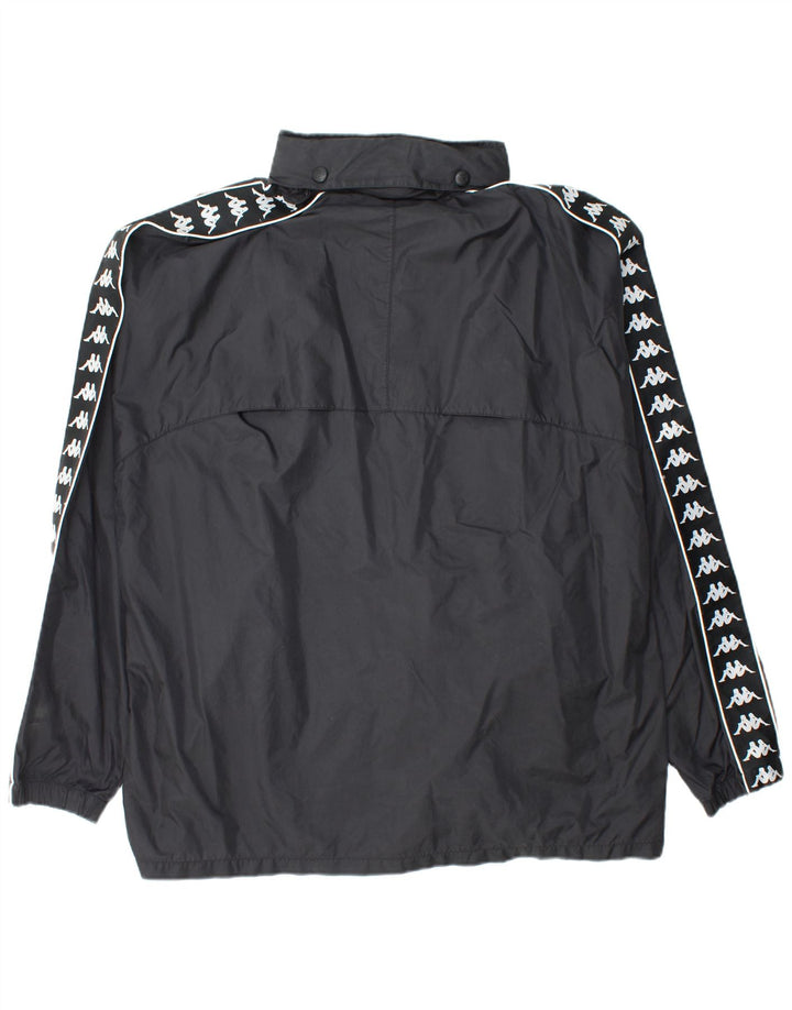 Jachetă Windbreaker pentru bărbați cu grafică KAPPA UK 42 XL Nylon negru