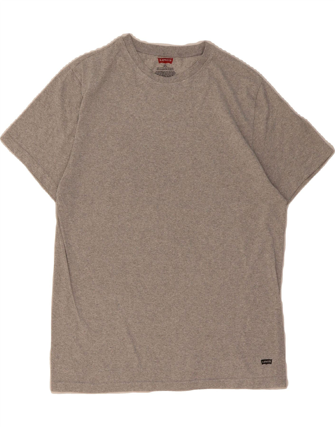 LEVI'S Mens T-Shirt Top UK 38/40 Medium Grey Cotton Vintage Levi's and Second-Hand Levi's from Messina Hembry 
