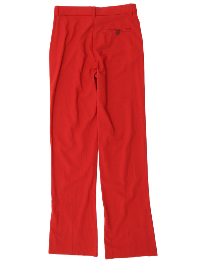Pantaloni chino Bootcut pentru femei Zara Mici L26 L33 Poliester roșu