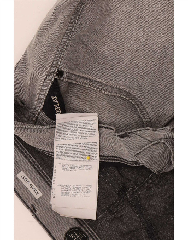 Pantaloni scurți Replay Anbass Denim W32 Medium Gri Bumbac