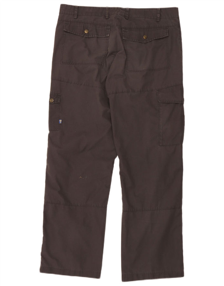 Pantaloni cargo drepti pentru bărbați Fjall Raven L38 L32 Poliester maro