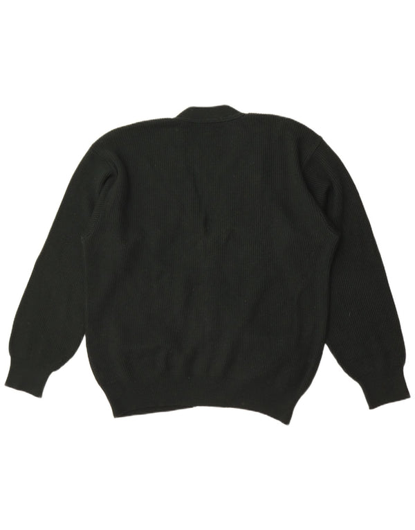 Pulover cardigan de iahting pentru bărbați Paul & Shark XL Lână verde