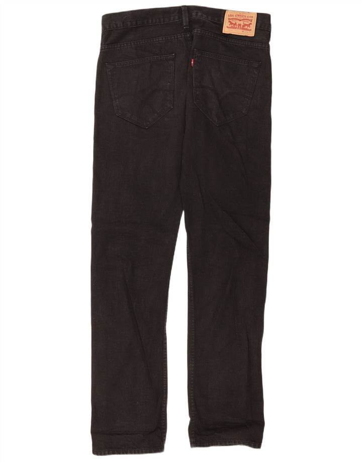Blugi Levi's 504 drepte pentru bărbați W34 L34 bumbac negru