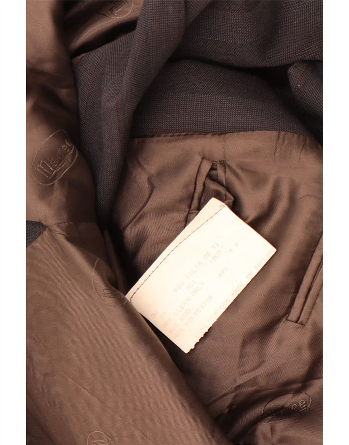 Jachetă pentru bărbați Magee cu două pieptări, UK 38, lână cu dungi gri medii