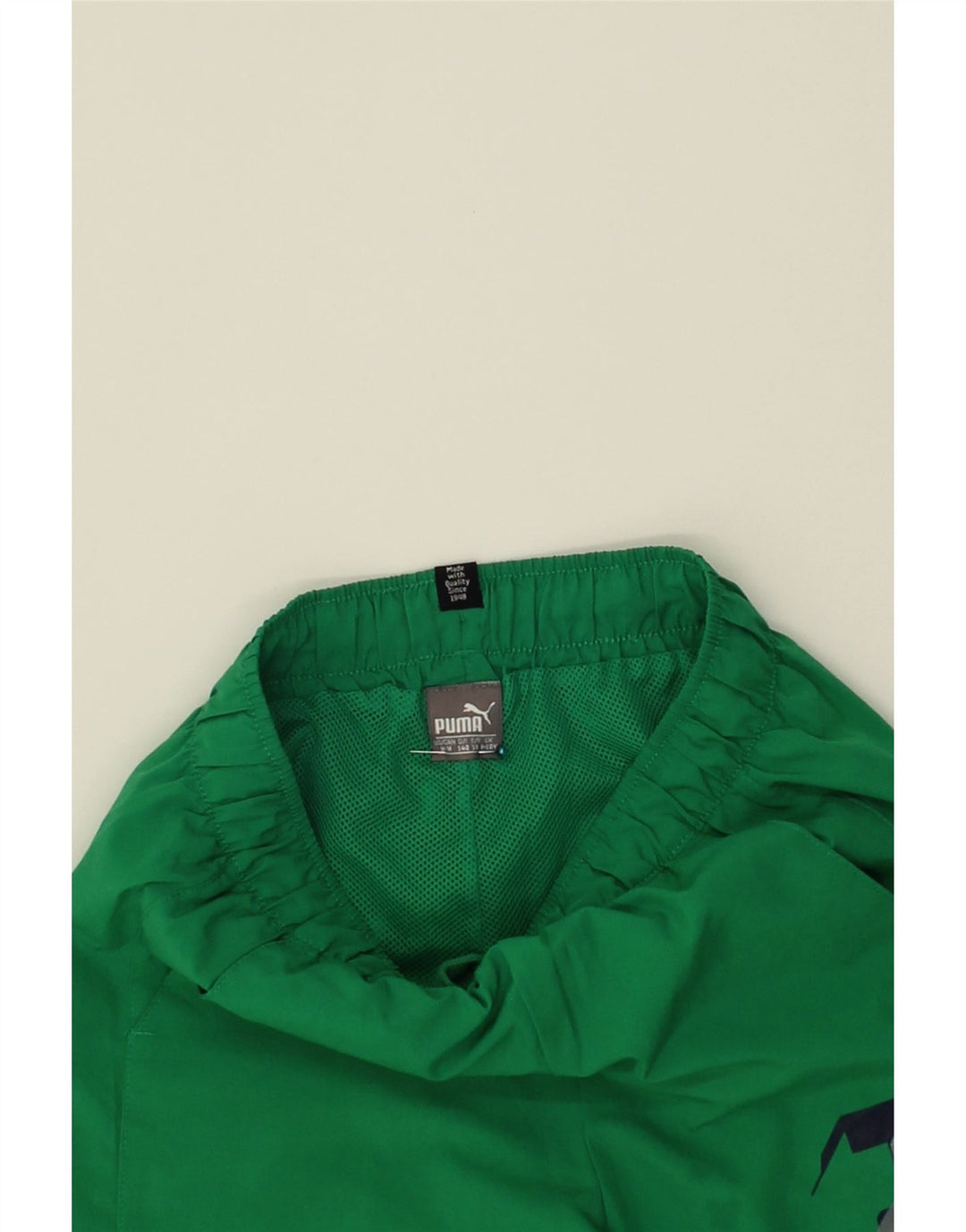 PUMA Boys Graphic Sport Shorts 9-10 Years  Green Vintage Puma and Second-Hand Puma from Messina Hembry 