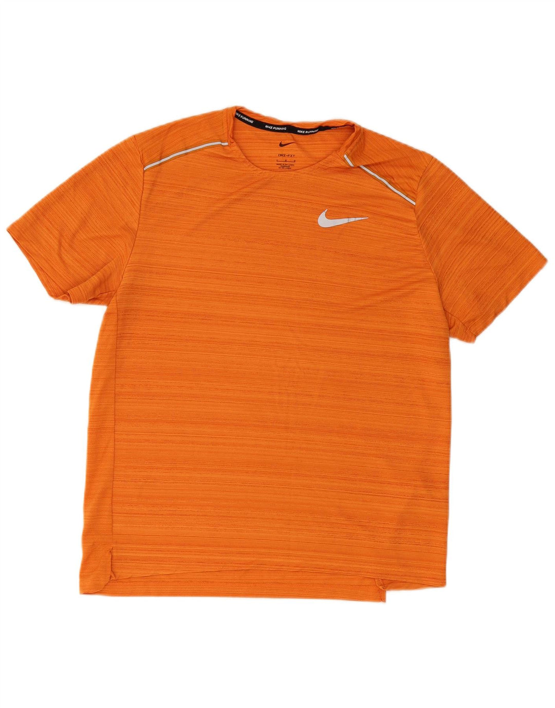 Tricou NIKE Dri Fit pentru bărbați Top mare portocaliu cu dungi poliester