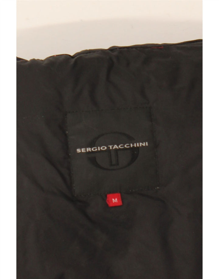 Palton căptușit pentru femei Sergio Tacchini UK 14 Medium Black Nylon