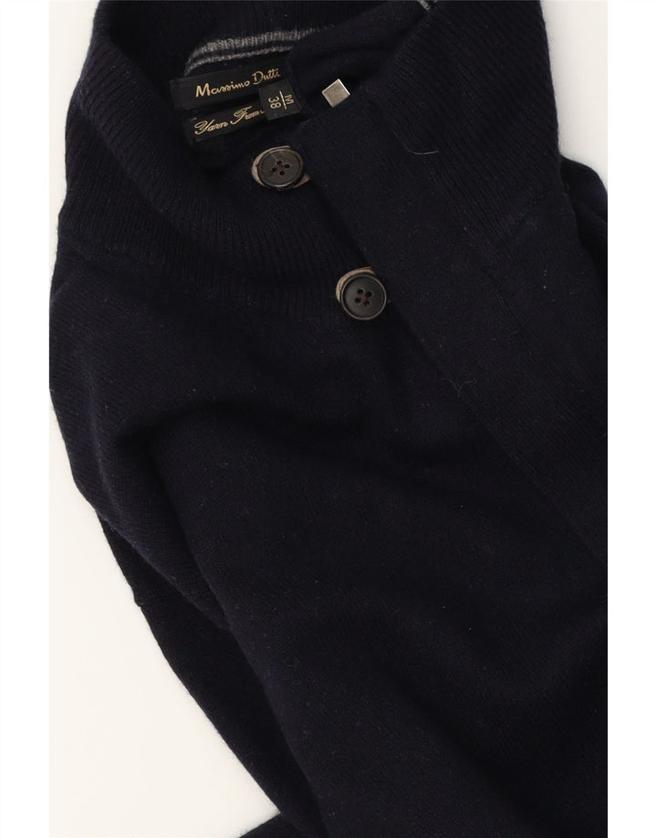 Pulover cardigan Massimo Dutti pentru bărbați, bleumarin mediu