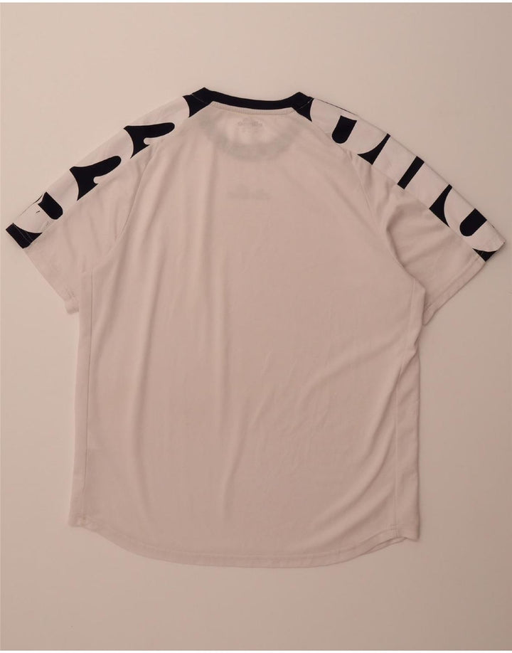 ELLESSE Mens Graphic T-Shirt Top XL White Vintage Ellesse and Second-Hand Ellesse from Messina Hembry 