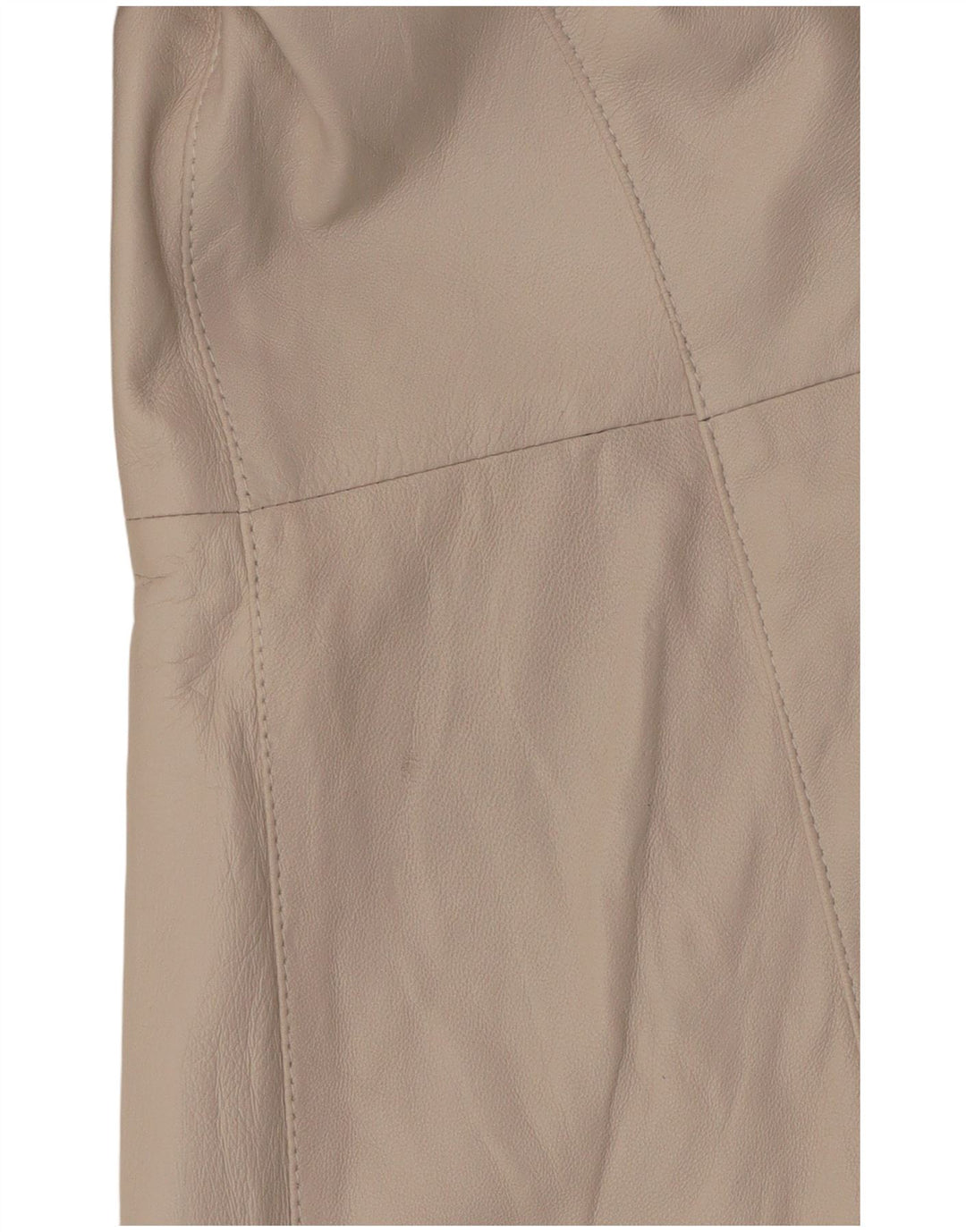 Palton din piele vintage pentru femei IT 42 Medium din piele albă