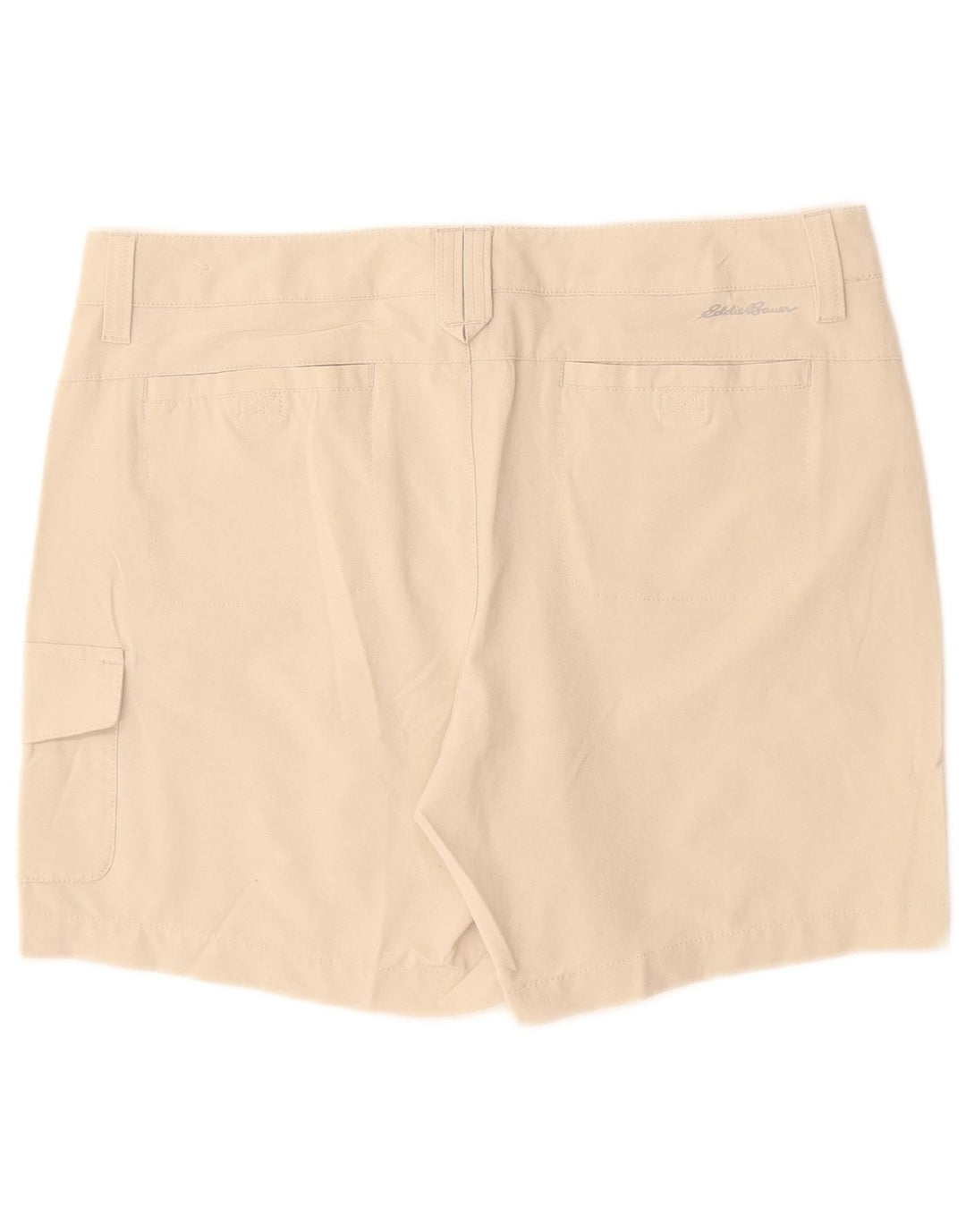 Pantaloni scurti cargo pentru femei Eddie Bauer US 8 Medium W30 poliester bej