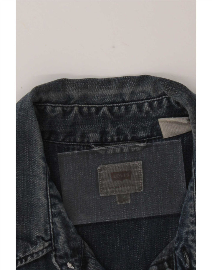 Cămașă de blugi pentru bărbați Levi's, mare, albastru, bumbac