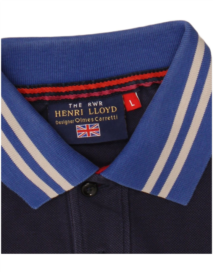Tricou polo pentru bărbați Henri Lloyd, mare bleumarin