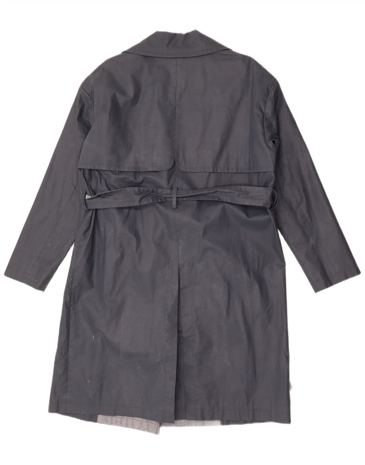 Palton Trenci Oversized pentru Femei Hobbs Mărimea UK 10 Mic Negru Bumbac