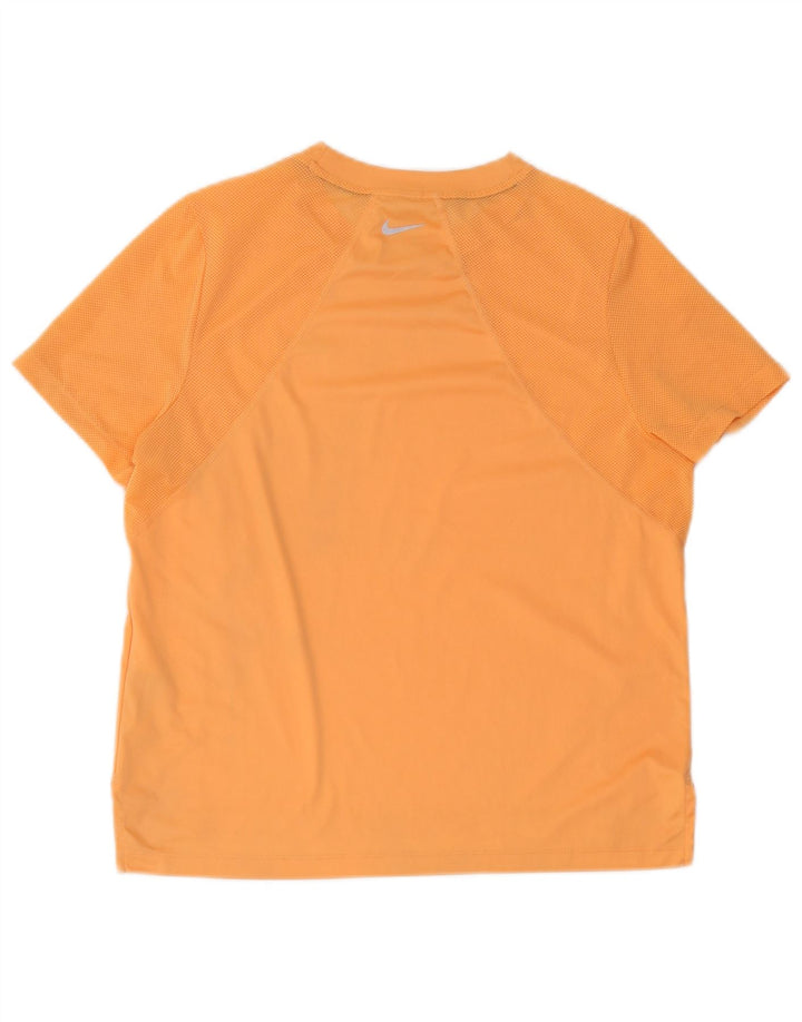 Tricou pentru bărbați Nike Dri Fit Top mare poliester portocaliu