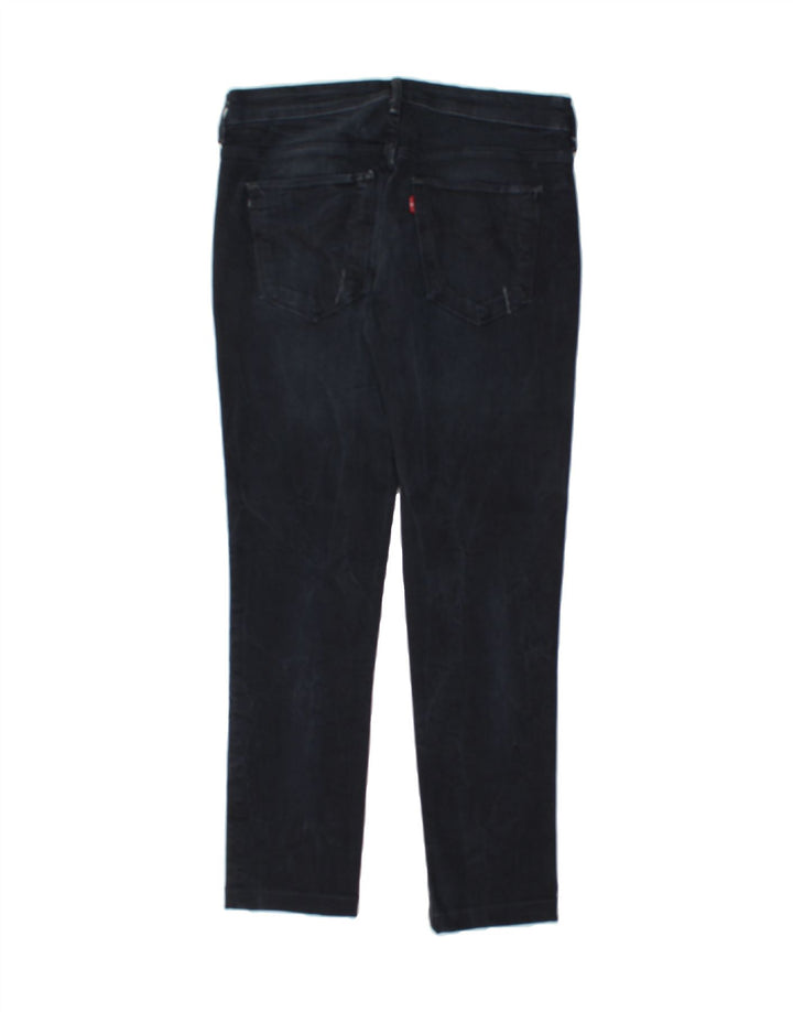 LEVI'S Womens Slim Jeans W33 L27 Navy Blue Cotton Vintage Levi's and Second-Hand Levi's from Messina Hembry 