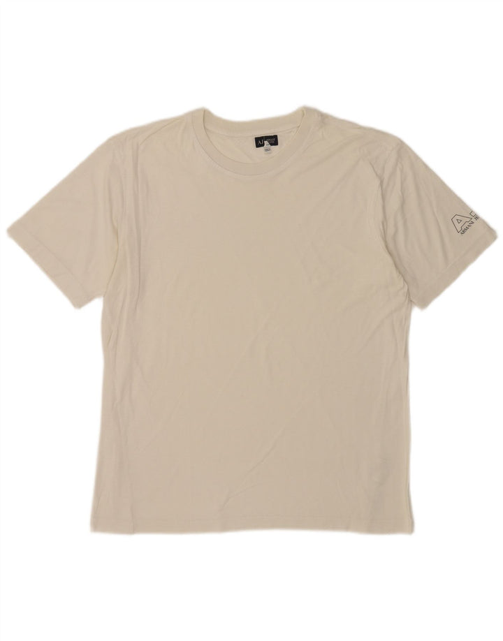 Armani Jeans Tricou Bărbați Top Large White