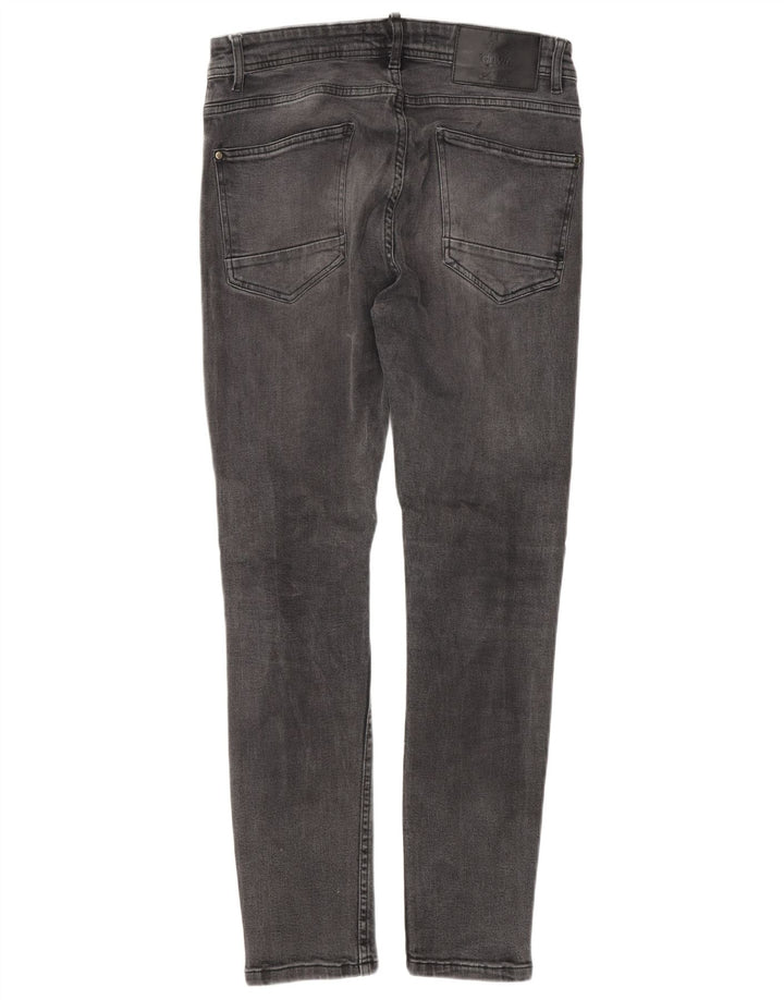 Blugi slim pentru bărbați Zara EU 40 Medium W31 L29 Gri