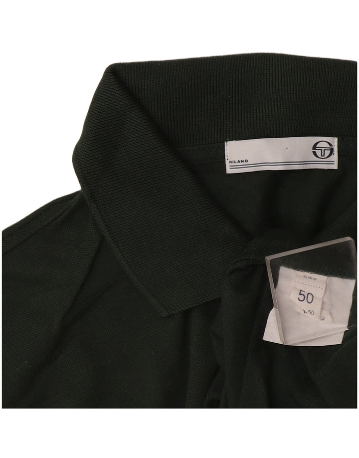 Tricou polo Sergio Tacchini pentru bărbați IT 50 verde mediu