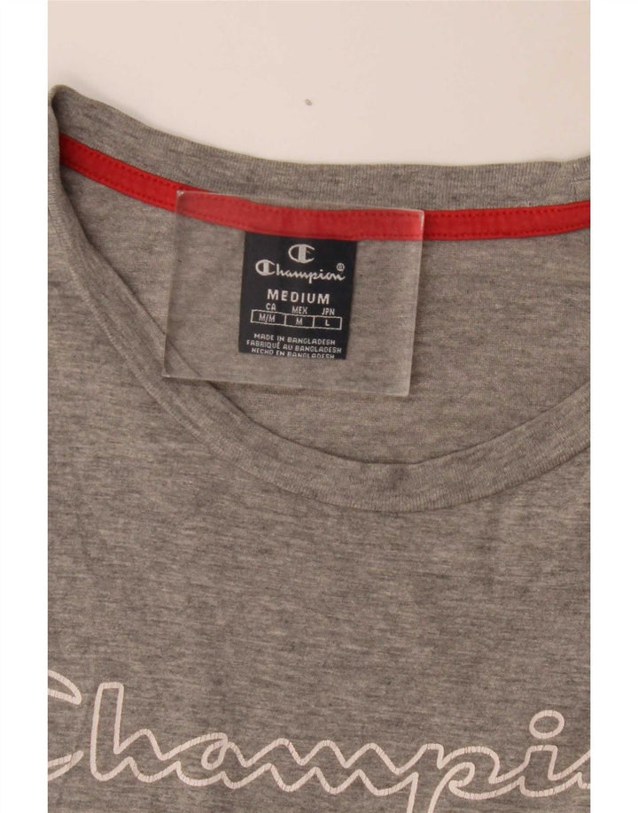Tricou grafic pentru bărbați Champion Top Medium Gri