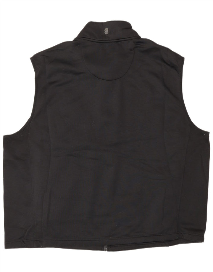 Jachetă de trening pentru bărbați Izod, fără mâneci, 3XL, poliester negru