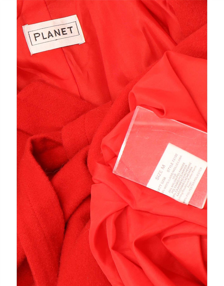 Pardesiu pentru femei Planet UK 14 Lână roșie medie
