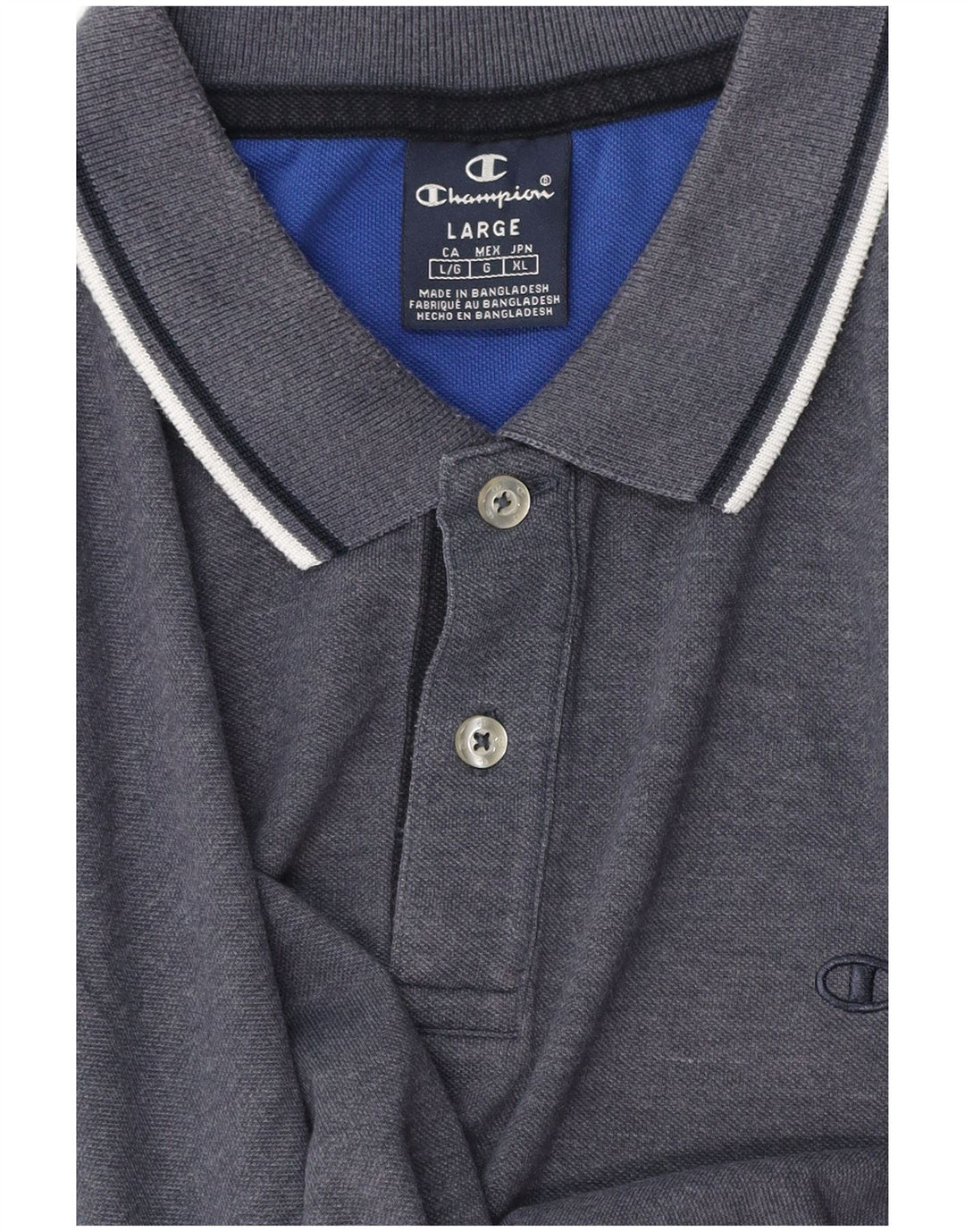 Tricou polo pentru bărbați Champion, mare, gri bumbac