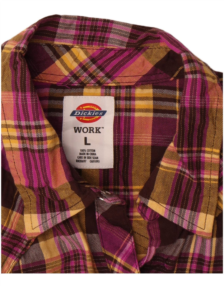 Cămașă de flanel pentru femei Dickies UK 16, mare, multicolor, din bumbac