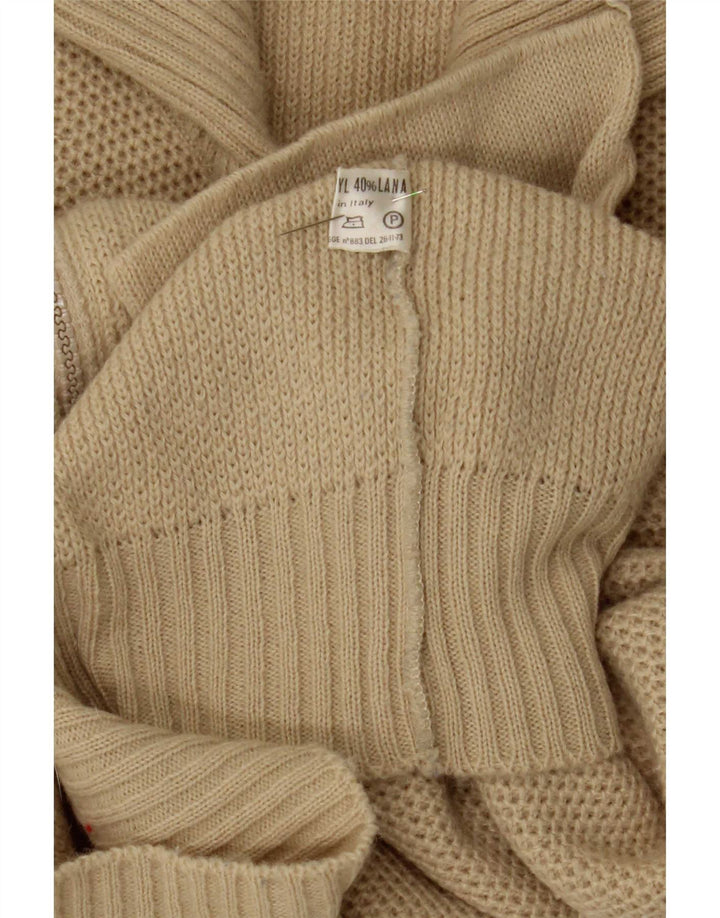 Pulover cardigan pentru bărbați Gordon, poliester mediu bej