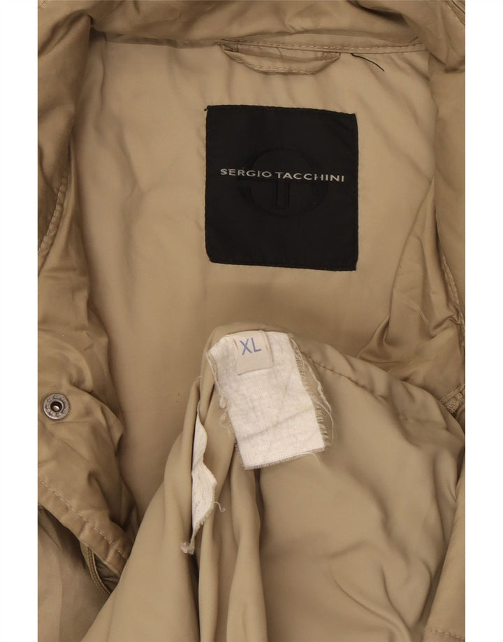 Jachetă căptușită pentru bărbați Sergio Tacchini UK 42 XL Bej