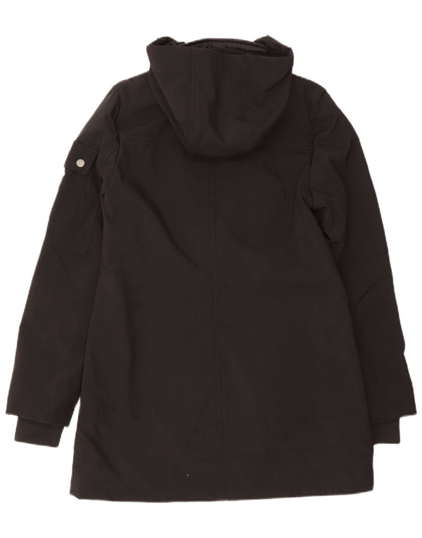 Jachetă parka cu glugă French Connection pentru femei UK 10 Small Black