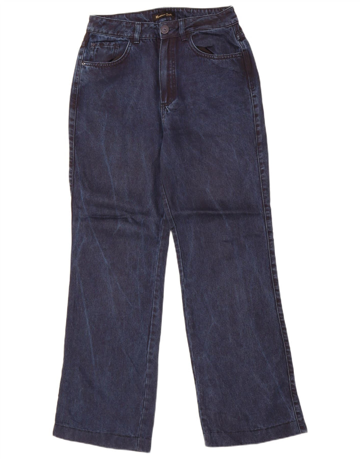 Massimo Dutti blugi bootcut pentru femei EU 36 XS W26 L29 bleumarin Lyocell