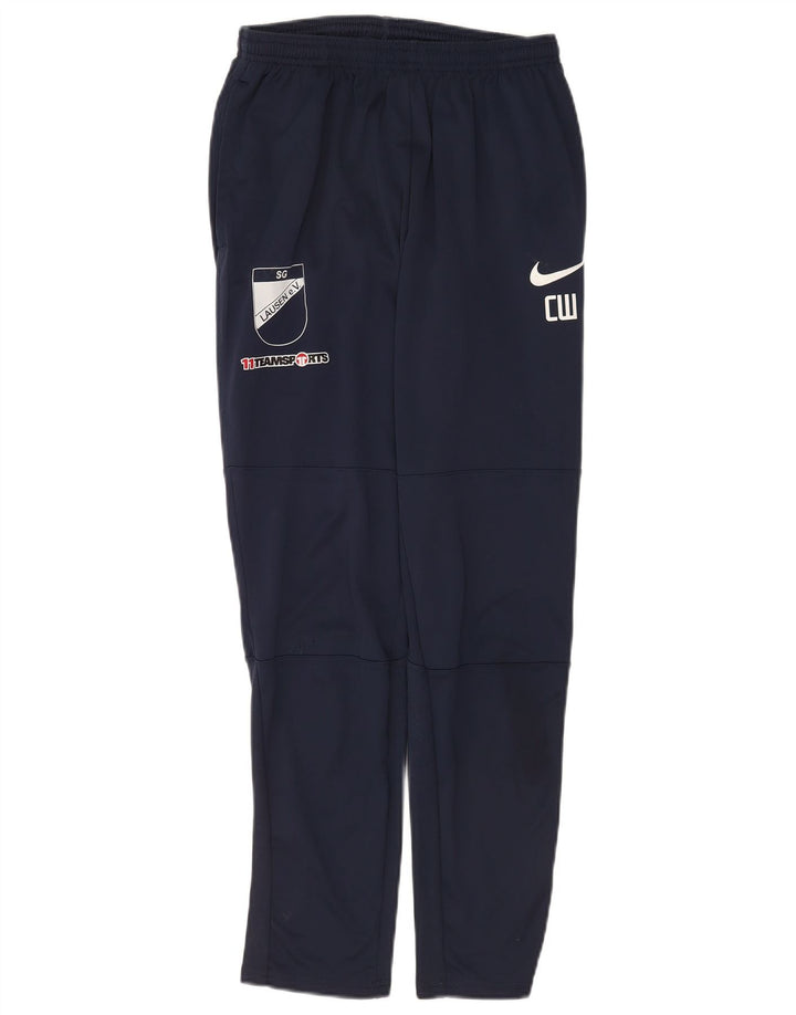 Pantaloni de trening Nike Dri Fit Graphic pentru bărbați, poliester mediu bleumarin