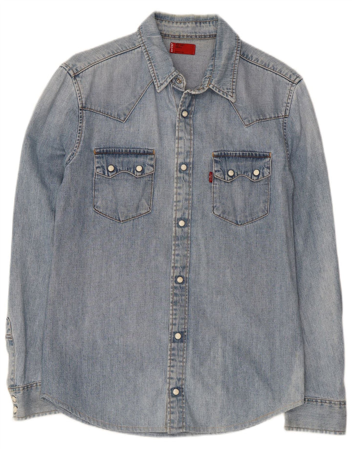 Cămașă de blugi pentru bărbați Levi's, albastru mic