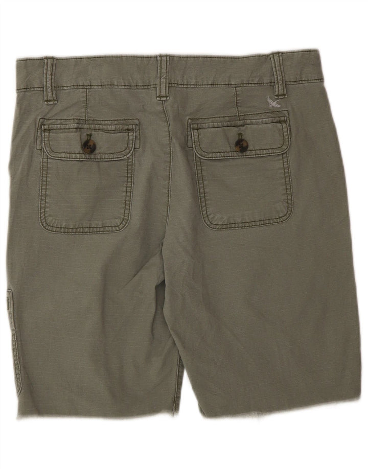 Pantaloni scurti cargo pentru femei Eddie Bauer US 6 Medium W30 Kaki Bumbac