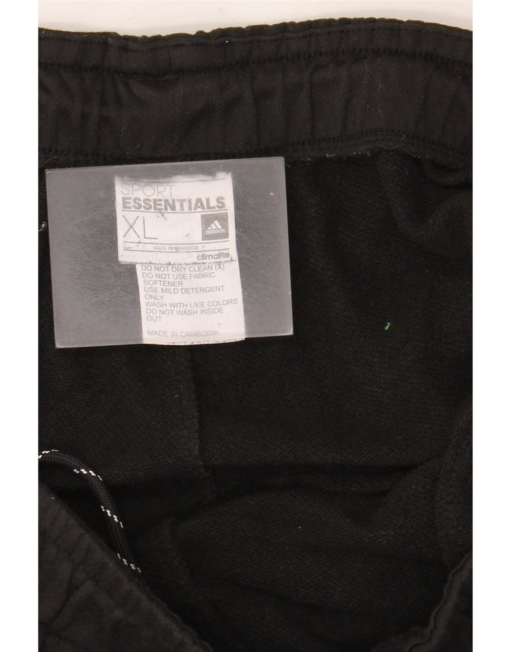 Pantaloni de trening Adidas Climalite pentru bărbați Pantaloni de jogging XL Poliester negru