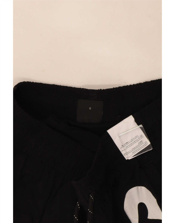 Pantaloni scurți de înot grafic pentru bărbați Hugo Boss, poliamidă neagră mică