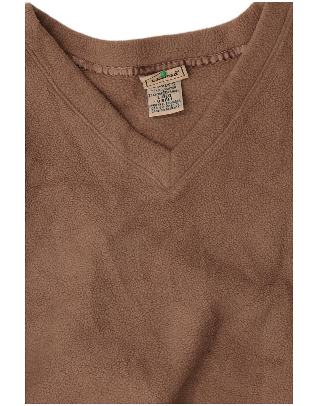 Pulover din lână pentru femei L.L.Bean UK 16, mare, bej, poliester
