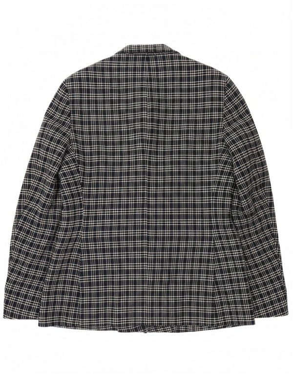 Jachetă Blazer pentru bărbați Manuel Ritz IT 48 Medium Bleumarin Check