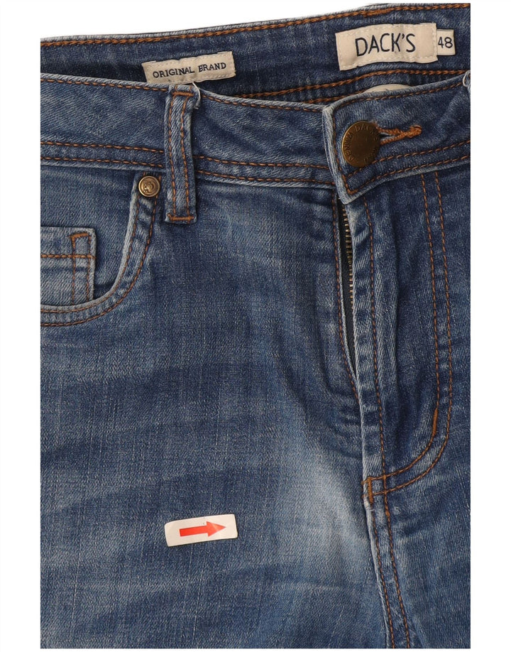 Blugi Dack's Crop Slim IT 48 XL W32 L26 Albastru Bumbac
