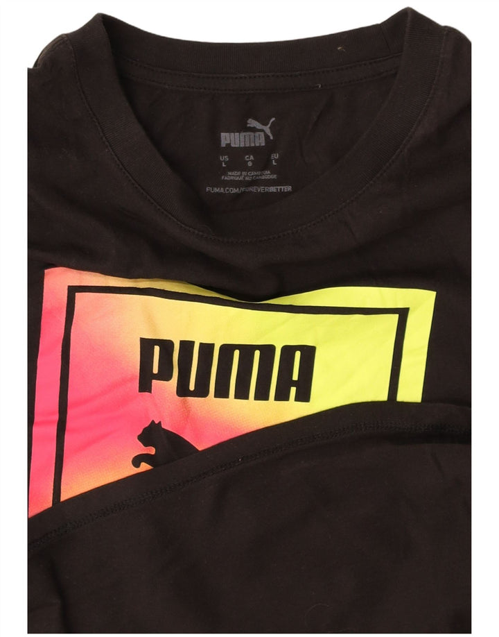 Tricou grafic PUMA pentru femei Top UK 14 Large Black
